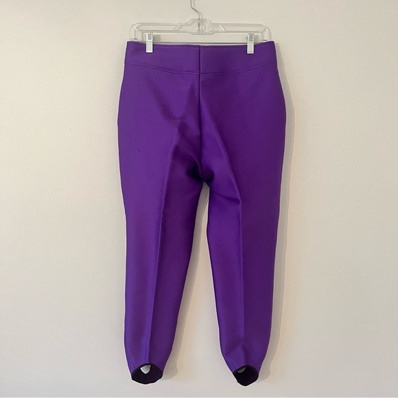 Fera Skiwear Purple Stirrup Ski Pants Wool Nylon Spandex (Bb) - Picture 8 of 16
